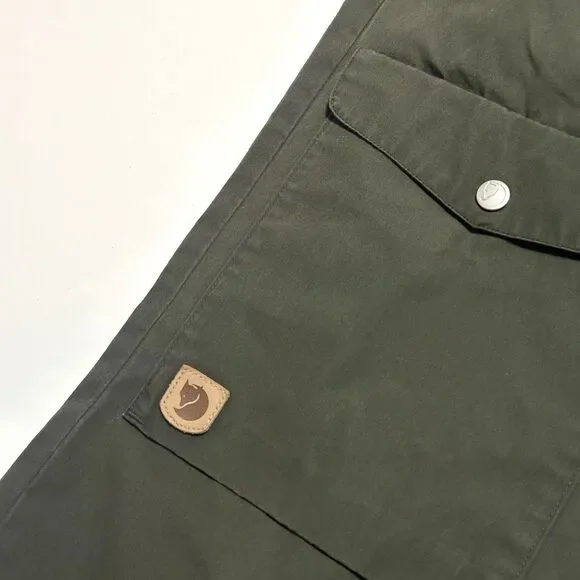 Fjallraven Pants Men 37 Green Greenland Jeans G-1000 Canvas Trouser Hiking 37x28